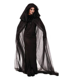 Halloween Cosplay Witch Mesh Maxi Dress