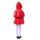 Halloween Red Riding Hood Girls Fancy Dress Fairytale Book Week Kids Childs Cosplay Costume
