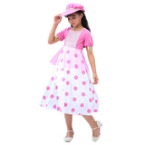 Kids Girls Toy Story Little Bo Peep Cosplay Dress Halloween Costume