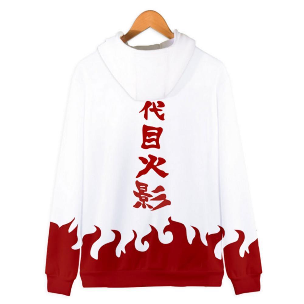 3D Printing Fourth Hokage Yondaime Hokage Adult Cotton Zip Up Hoodie Sweatshirt