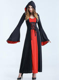 Halloween Queen Dressed Death Cloak Robe Skirt
