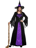 Halloween Party Carnival Purple Witch Cosplay