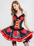 Costumes Alice Wonderland Red Queen's Dress