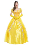 Princess Dress Yellow Fairy European Court Dress