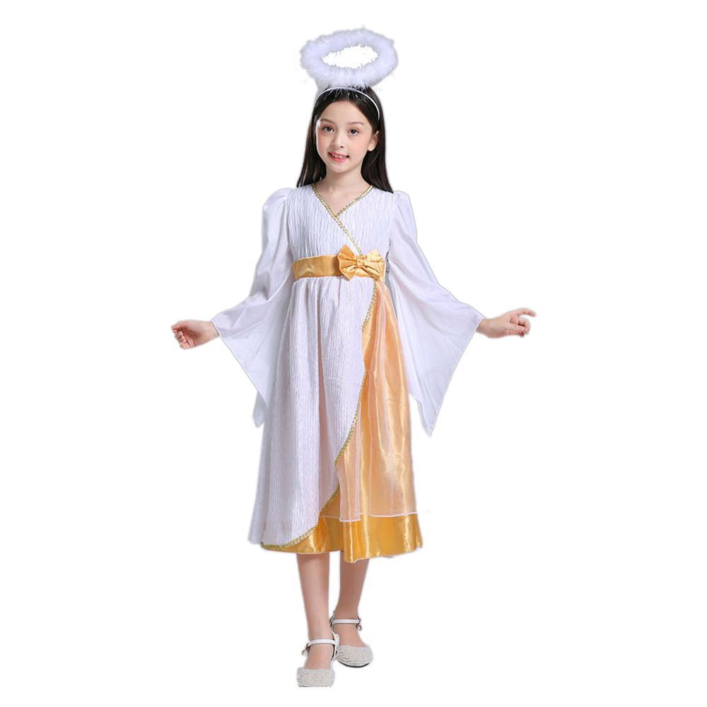 Halloween Girls Guardian Angel Cosplay Costume Stage Performance Outfit