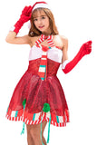 Miss Santa Suit Women Sweetie Christmas Costume Dress