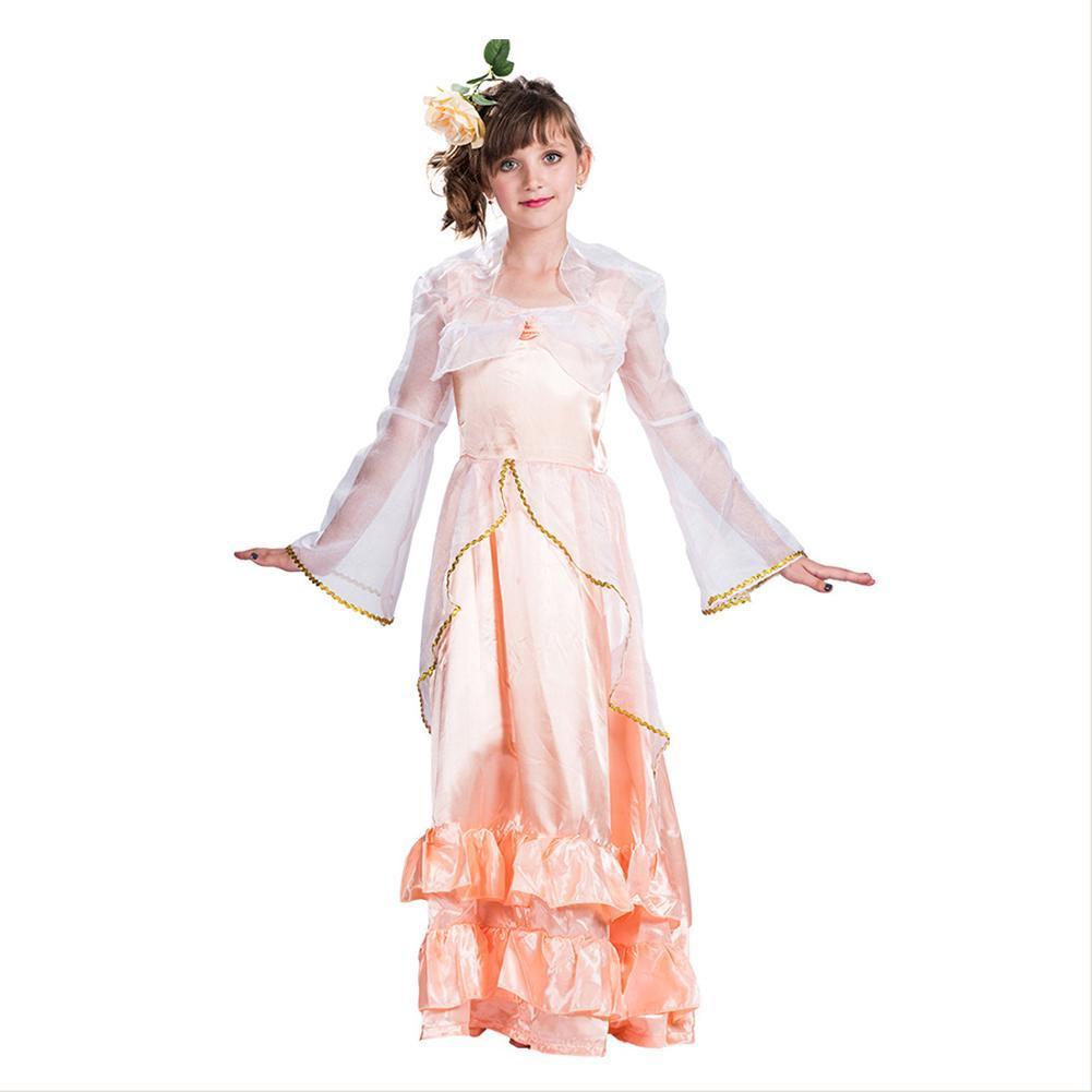 Girls Halloween Fairy Girl Costume Carnival Masquerade Outfit Gown