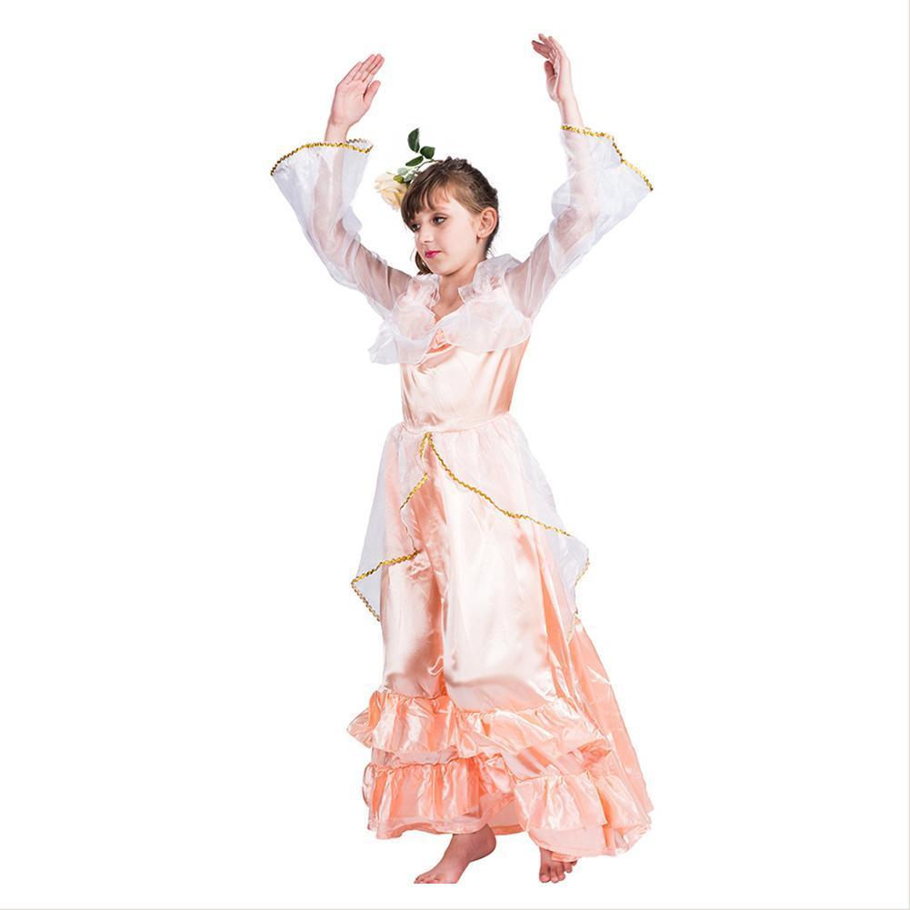 Girls Halloween Fairy Girl Costume Carnival Masquerade Outfit Gown