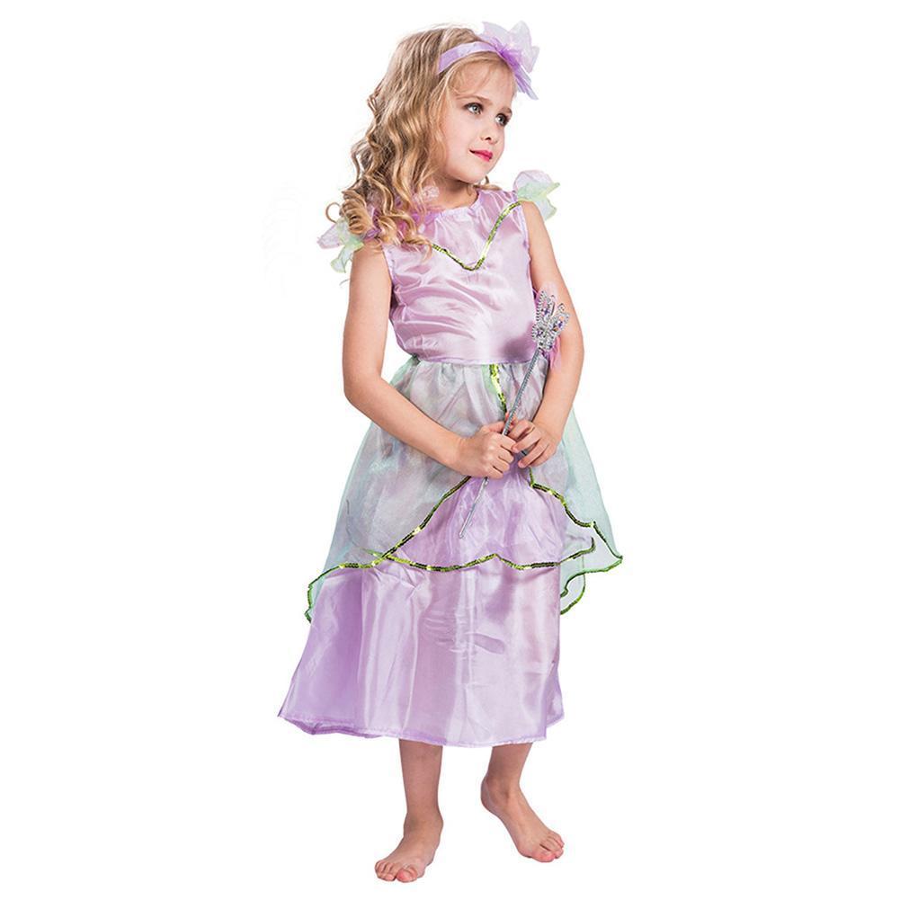 Girls Fairy Outfit Princes Costume Dress for Birthday Parties Halloween