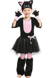 Little Girls Halloween Costume Catwoman Outfit For Kids