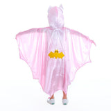 Kids Bat Costume Halloween Bat Vampire Hooded Cloak Funny Cosplay Party Cape