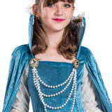 Girls Medieval Victorian Renaissance Ball Gown Fancy Queen Princess Dress Costume
