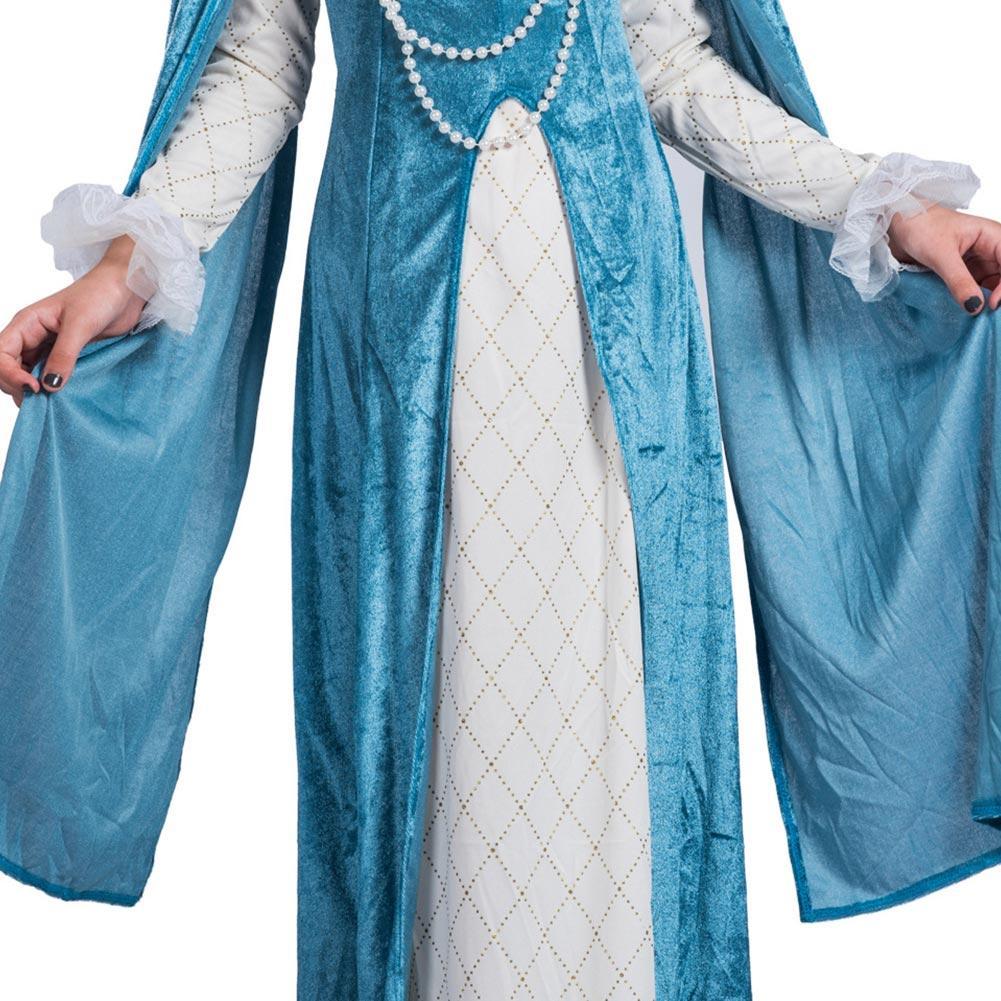 Girls Medieval Victorian Renaissance Ball Gown Fancy Queen Princess Dress Costume