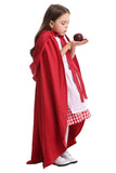 Deluxe Little Red Riding Hood Halloween Costume for Girls Cosplay Dress