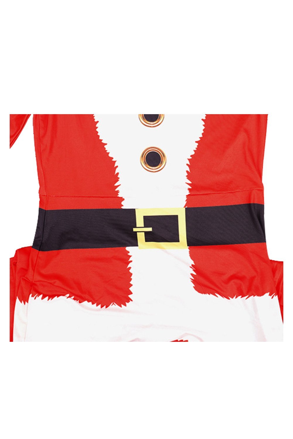 Christmas Party Long Dress  Women Santa Claus Costume