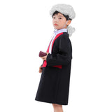 Halloween Boys Judge Role Play Costume Party Stage Performance Cosplay Outfit