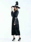 Halloween Dress Female Witch Dress Black Gauze