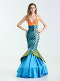 Mermaid Costume Cosplay Halloween Dress