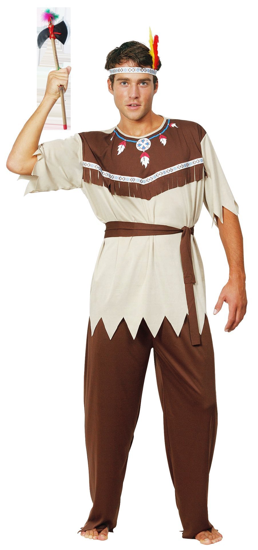 Halloween Hunter Costume Indian Native Adult Halloween Cosplay Stage Outfit