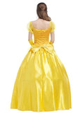 Princess Dress Yellow Fairy European Court Dress