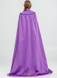 Princess Frozen Skirt Queen Anna Cloak Dress