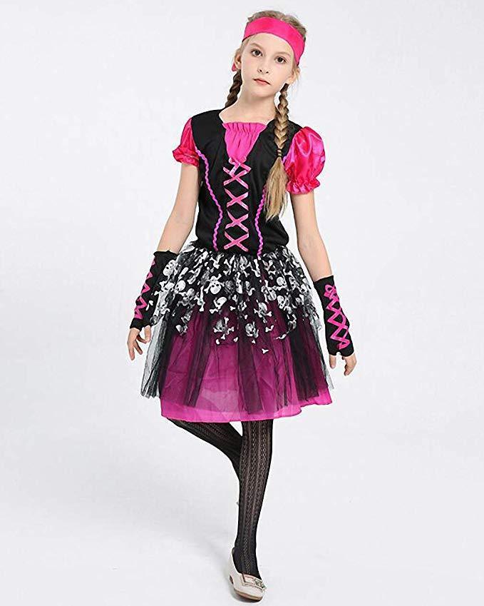 Girls Halloween Costume Pirate Costume Girls Cosplay Halloween Fancy Dress Party Outfit