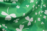 Green Lucky Shamrock Dress Sleeveless Lace Patchwork Dress ST. Patrick's Day Costume