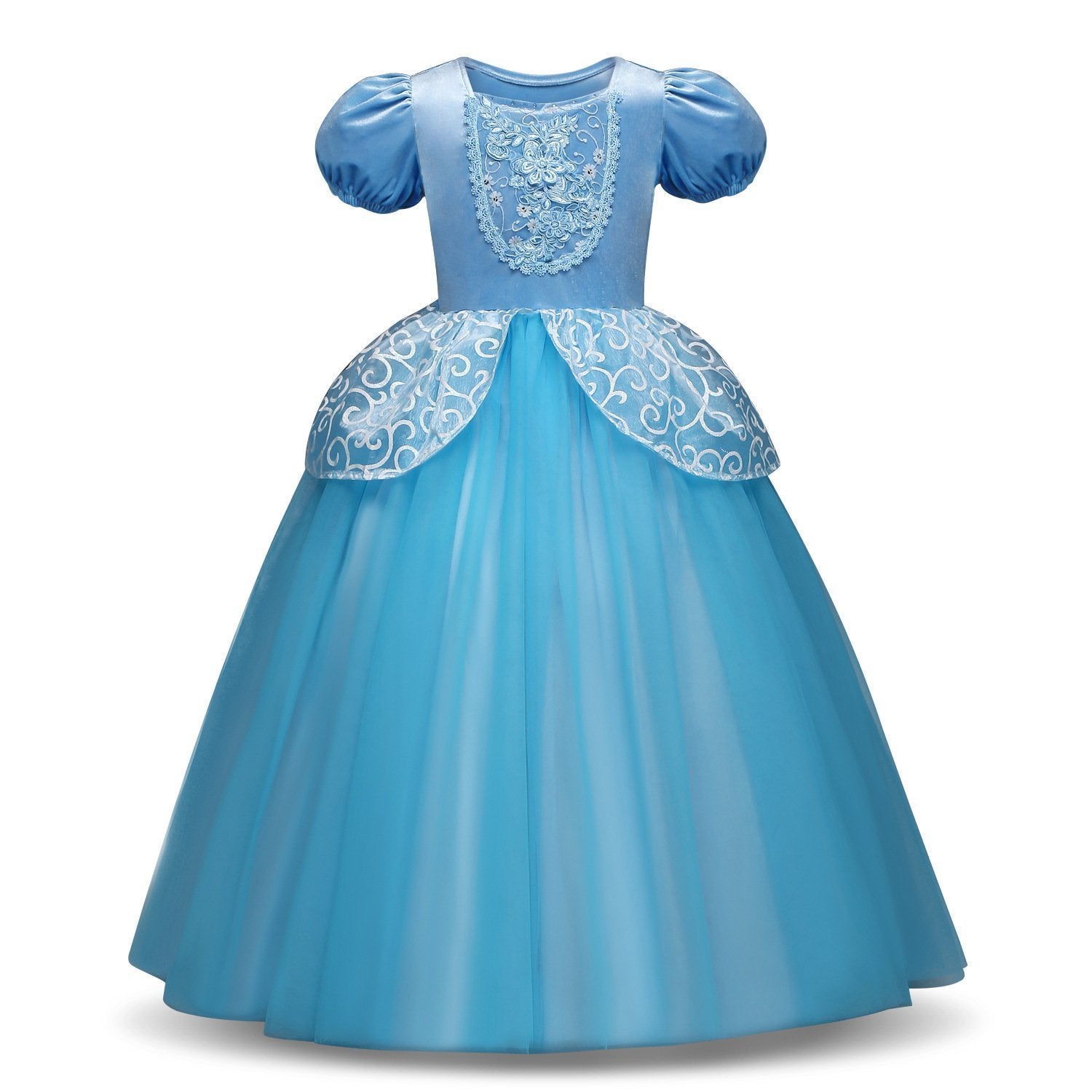 Girls Cinderella Dress Princess Costume Dress up Fancy Party Cosplay Butterfly Dress