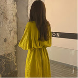 New 2020 Women Summer Shirt Dress Solid Colors Casual Elegant Slim Waist  Long Female Party Vestidos femme Dress