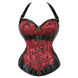 Corset Luxury Sexy Lace Up Pu Leather Gothic Corsets Lingerie Tops Shapewear and Bustiers Steampunk Corsetlet Slim Hot Sale
