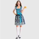 Women Oktoberfest Costume Dress German Oktoberfest Bavarian Beer Dirndl Tavern Dress Cosplay Costume Party Dress