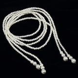 Great Gatsby Accessories Set for Women 1920s Flapper Pearl Necklace Headband Leaf Headpiece Party Costume Jewelry