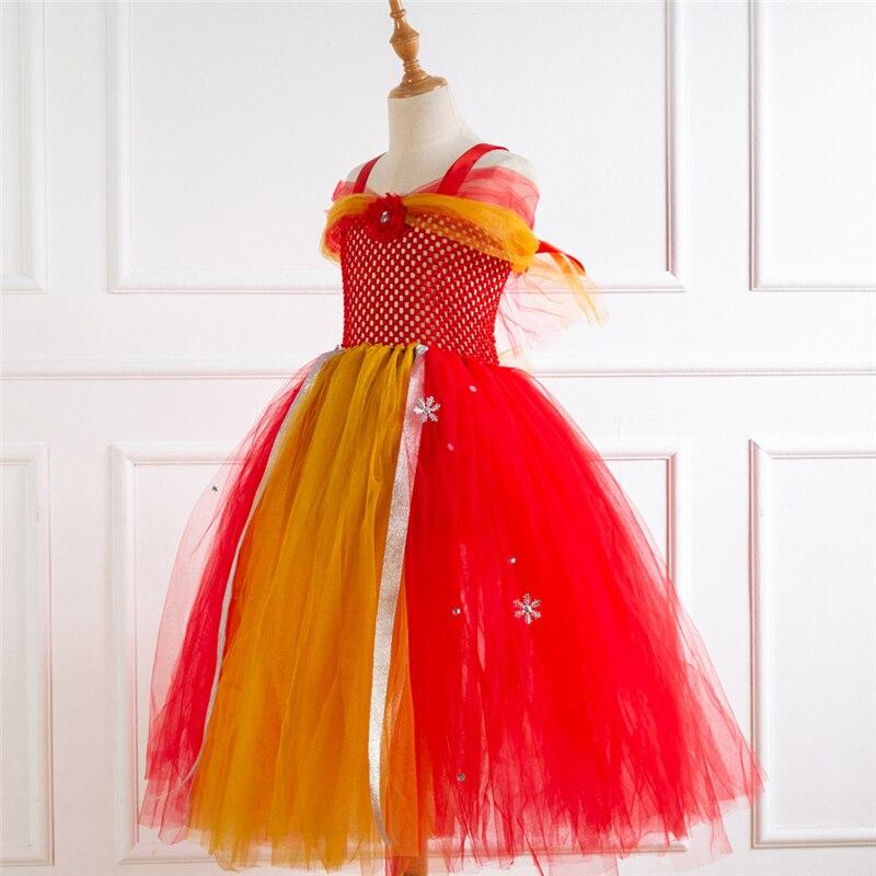 Christmas Princess Costume Cosplay Dress Girls Children Halloween Costume For Kids Christmas Long Dress Up Party Suit