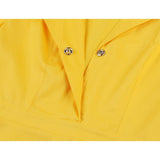 Yellow Summer Short Sleeve Turn Down Collar Cotton Robe Pin Up Swing Vintage 50s 60s Retro Dresses