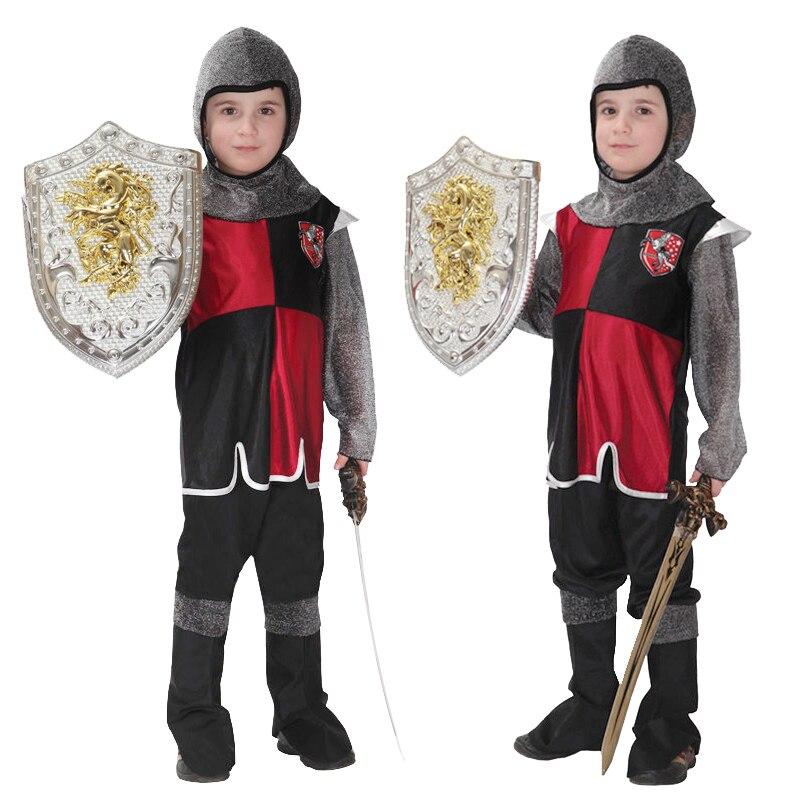 Halloween Children&#39;s Costumes Roman Warrior Sets Adult Performing Costumes Spartan Warrior Clothes Dress Up No Weapons
