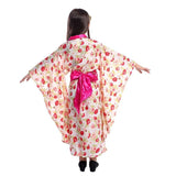 Fancy Japanese Geisha Costume Cosplay Girls Kimono Dress Halloween Costume For Kids
