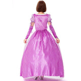 Deluxe Purple Cartoon Princess Costume Cosplay For Women Halloween Costume For Adult Carnival Party Dress Up Suit