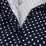 Puff Sleeve Button Up Polka Dot Vintage Style Party Long Elegant High Waist Cotton Pinup Midi Dress