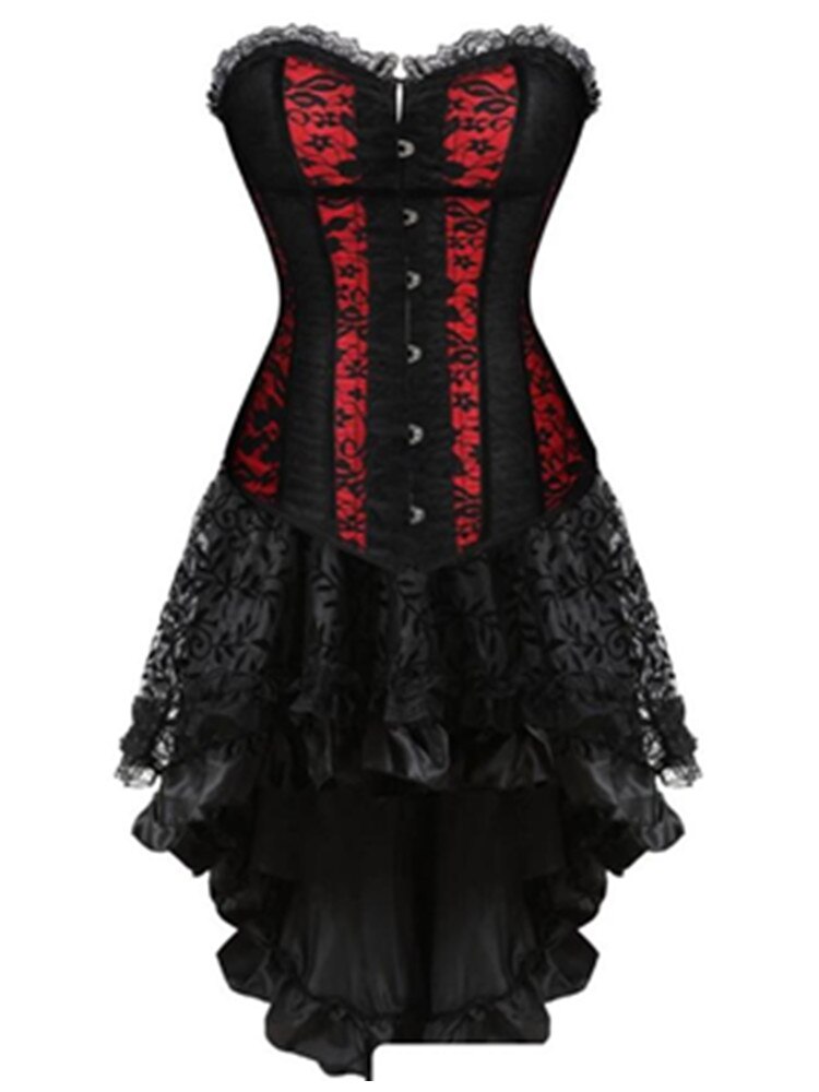 Ladies Vintage Style Black Gothic Clothing Steampunk Sexy Corset