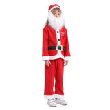 Christmas Clothes Children Santa Claus Boys and girls Festival Party Cosplay Suit New year  child costume with Christmas 