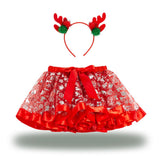 Cute Santa Claus Dress Reindeer Costume Christmas Tree Skirt Christmas Costume for Kids