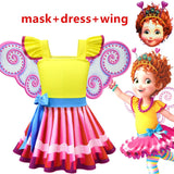 New Girl Ballet Princess Dress with Butterfly Wings and Mask Cosplay Clothing