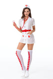 Porno Nurse Costume Sexy Lingerie Erotic Women Cosplay Nurse Dress with Headwear+Belt+Atethoscope Suit Roleplay Uniform Outfits