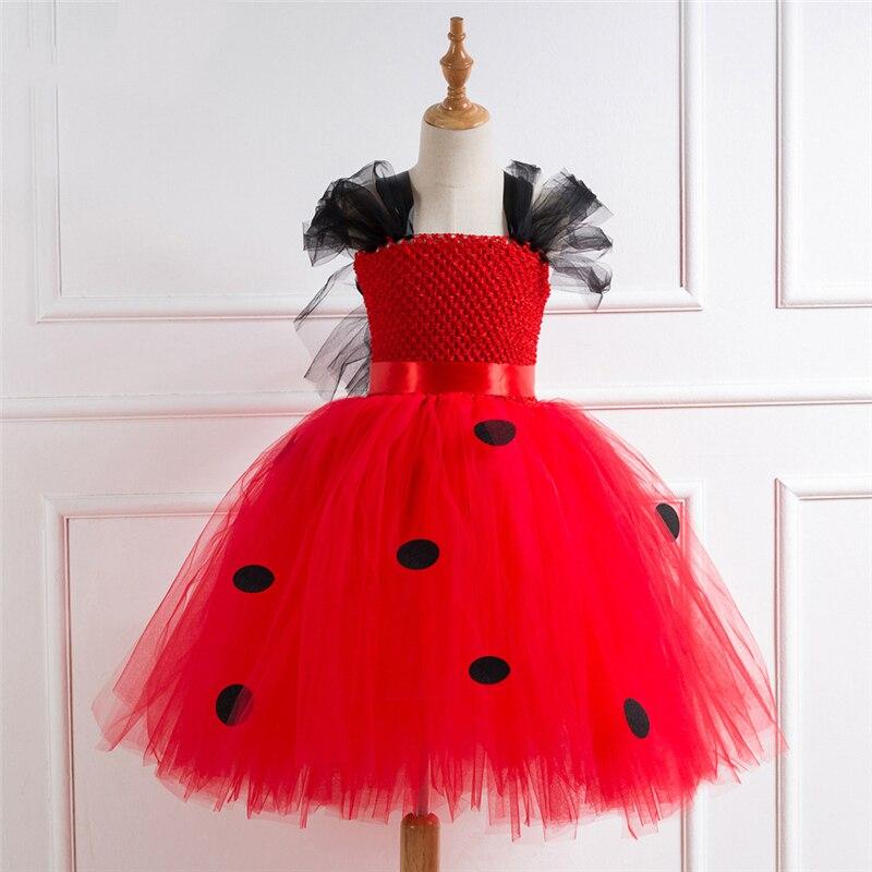 Red Long Dress Costumes Cosplay For Kids Girls Haloween Costume For Kids