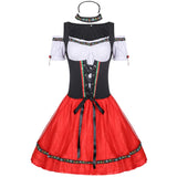 Plus Size Sexy Ladies Oktoberfest Costume Carnival Bavarian Beer Wench Maid Outfit Cosplay Fancy Party Dress