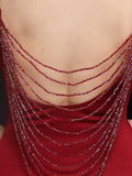 Sexy Backless Party Dress Sleeveless V Neck Prom Gowns Women Spaghetti Strap Split Cocktail Robe