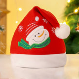 Christmas Hat Children Cartoon Snowman Elk Christmas Decoration Plush Cap Adult Antlers Christmas Supplies Santa Claus Gifts