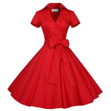 Audrey Hepburn Summer Dress Women Polka Dot Vintage Swing Robe Rockabilly Housewife Retro 50s Pinup Dresses Vestidos