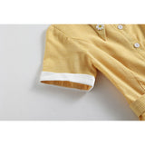 2021 Hepburn Style Shirt Summer Women Dress With Belt Vintage England Plaid Yellow Floral Short Sleeve Swing Pin Up Sundress