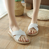 Summer Roman Walking Woman Flats Platform Sandals Soft Casual Open Toe Thick Bottom Student Shoes
